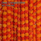 Artificial Marigold Flowers Day of The Dead, and Diwali Home Decor