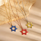 Simple Star of David Necklace