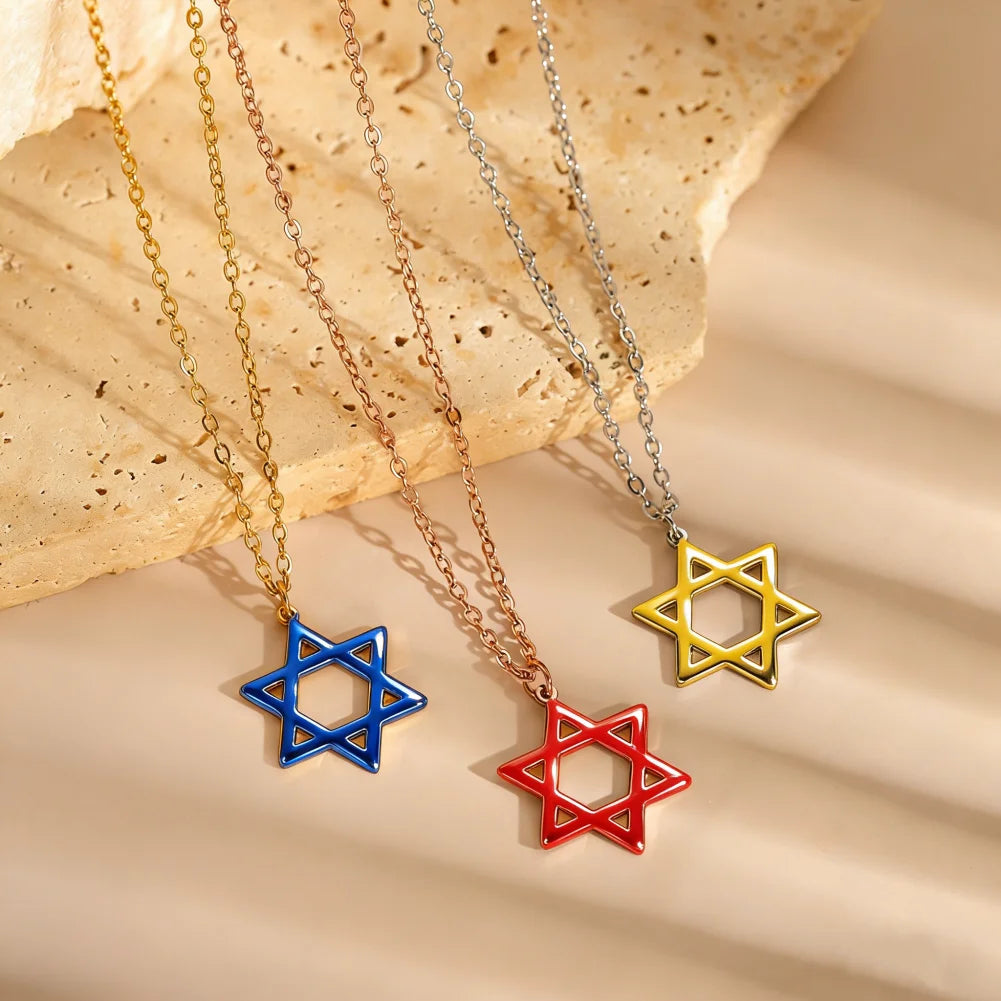 Simple Star of David Necklace