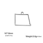 My Shape United States Map Pendent for Bracelet Necklace