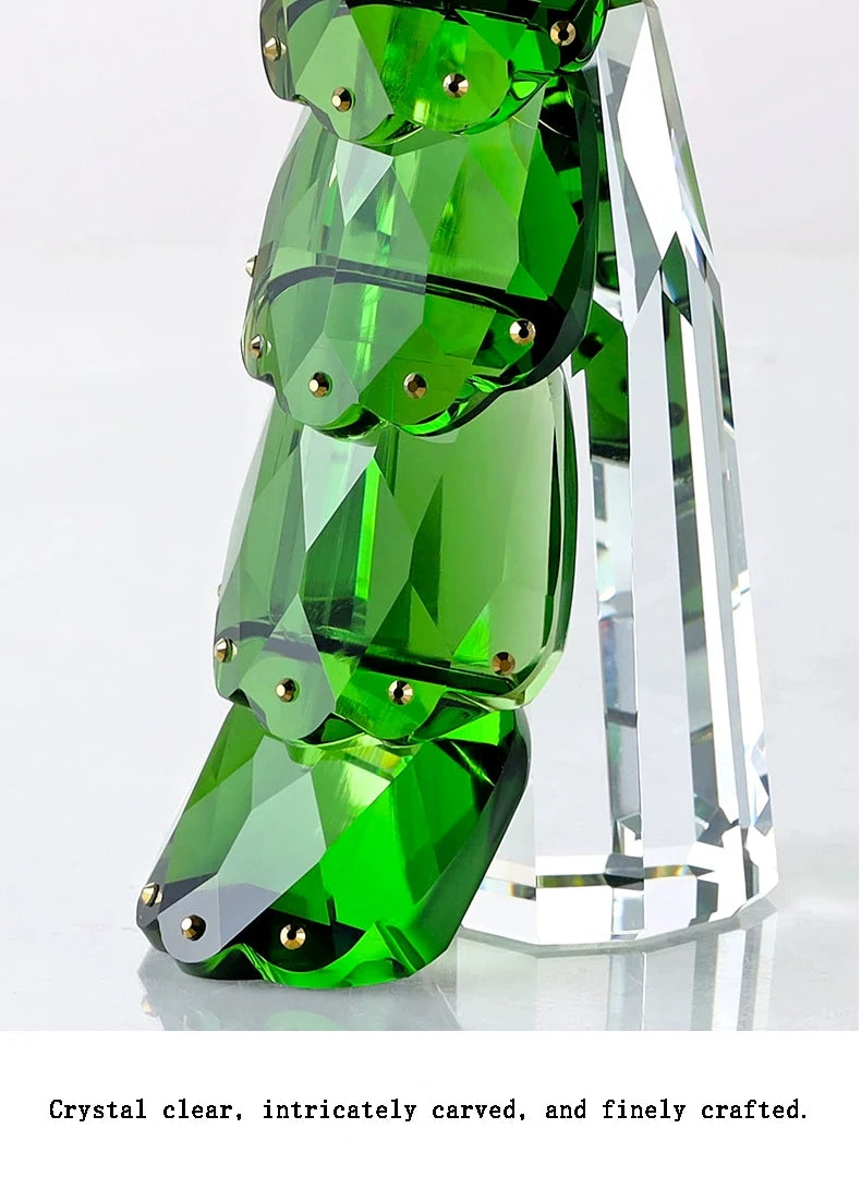 Crystal Peacock Sculpture Ornament