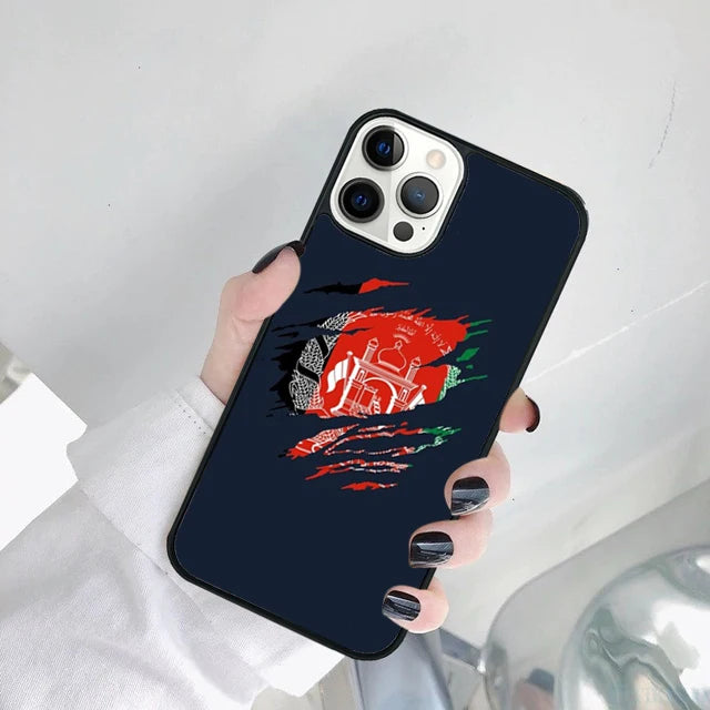 Afghan Flag Phone Case Cover For iPhones