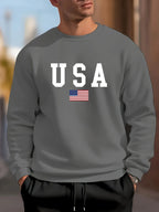 USA Flag Sweatshirt