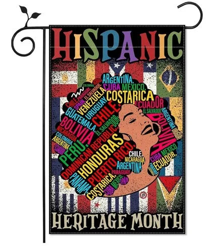 Hispanic Heritage Month Garden Flag