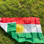 90*150cm Kurdistan Flag Hanging Polyester