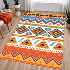 Southwestern Rug, Aztec Tribal, Native American Design
