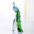 Crystal Peacock Sculpture Ornament