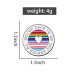 LGBTQ Pride Brooch Enamel Pins