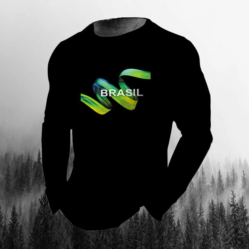 Brazil Flag 3D Print Tee