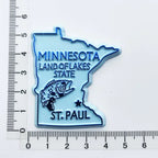 U.S. States Refrigerator Magnet