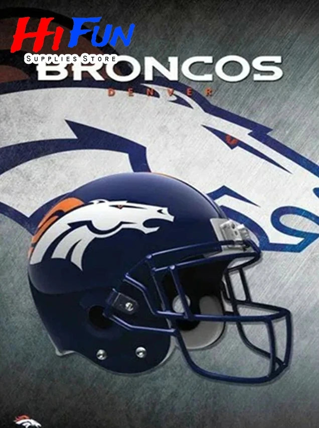 5D DIY Diamond Painting Helmet Stylings of Football Posters