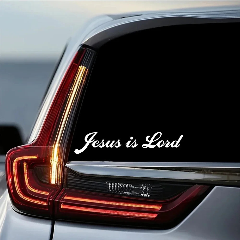 Jesus Is Lord Sticker Car