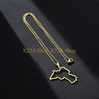 Unique Kurdistan Map Necklace