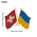 Ukraine Flag Laple Pin Badge