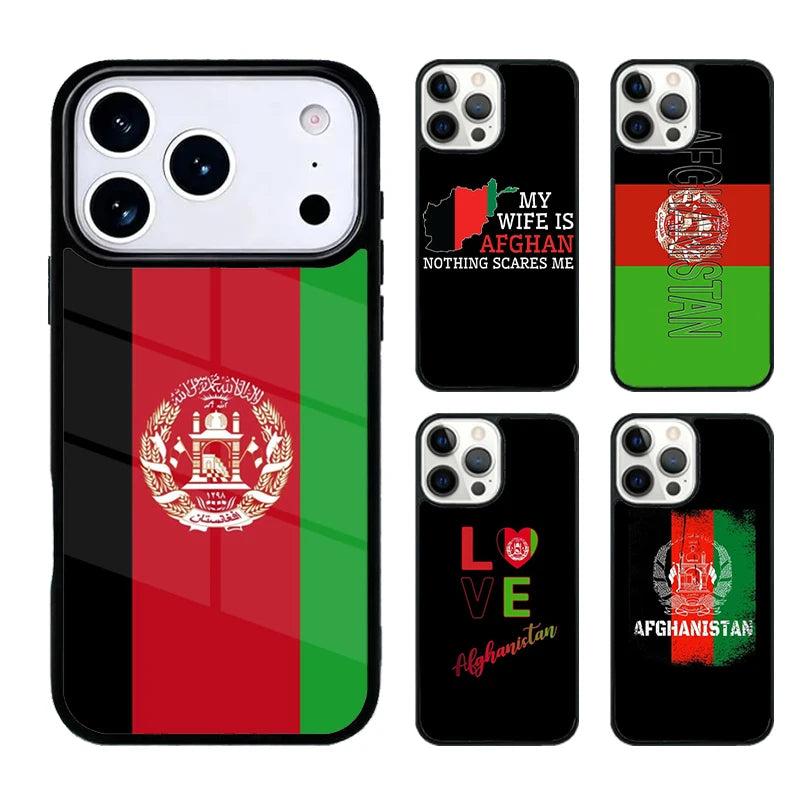 Afghan Flag soft Phone Case For iPhone