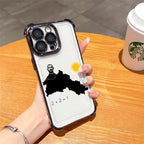 Kurdistanê Map Design Plating Phone Case For iPhone