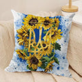 Ukraine Flag Aesthetic Cushion Cover Pillow