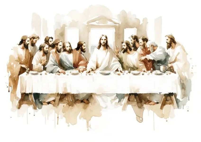 Jesus Sketch Canvas Posters