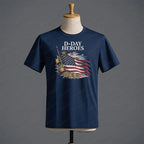 D Day Heroes T Shirt American Flag WW2 Tshirt