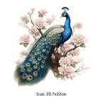 Peacock Iron-On Patches