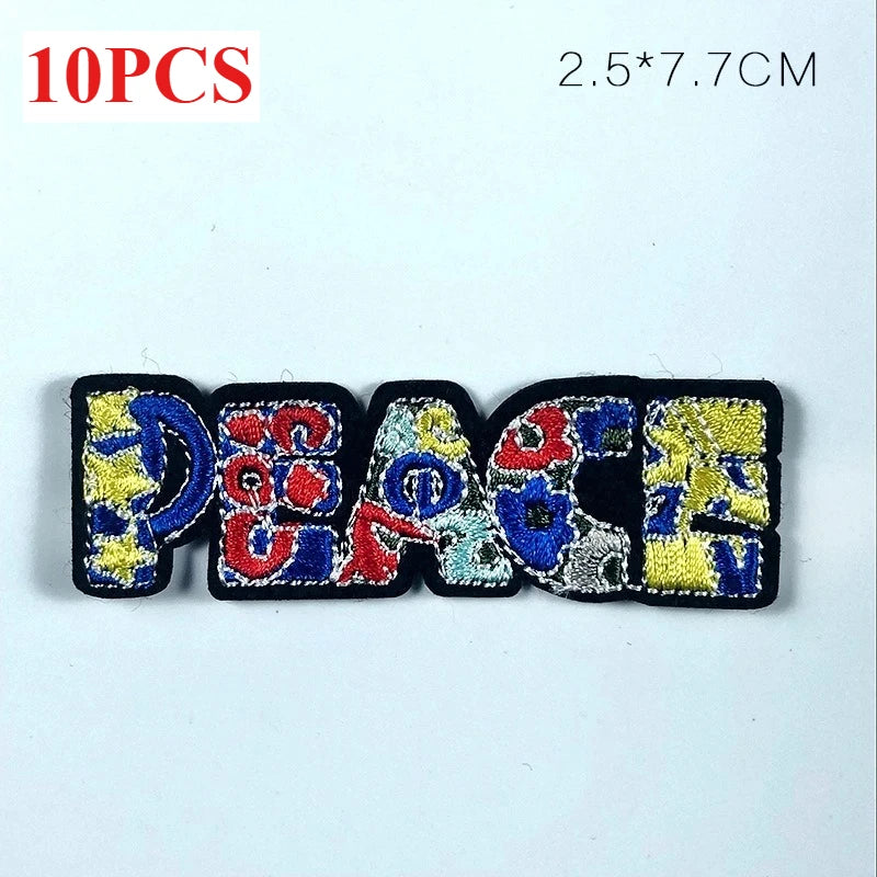 10PCS/BULK Embroidery Cloth ace Sticker