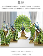European Peacock Ornaments