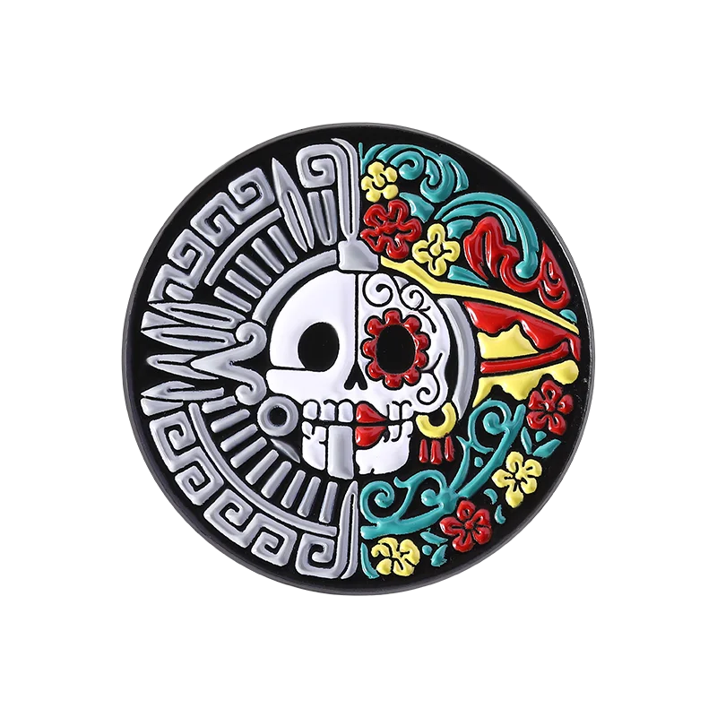 Day Of The Dead, & Halloween Enamel Pins