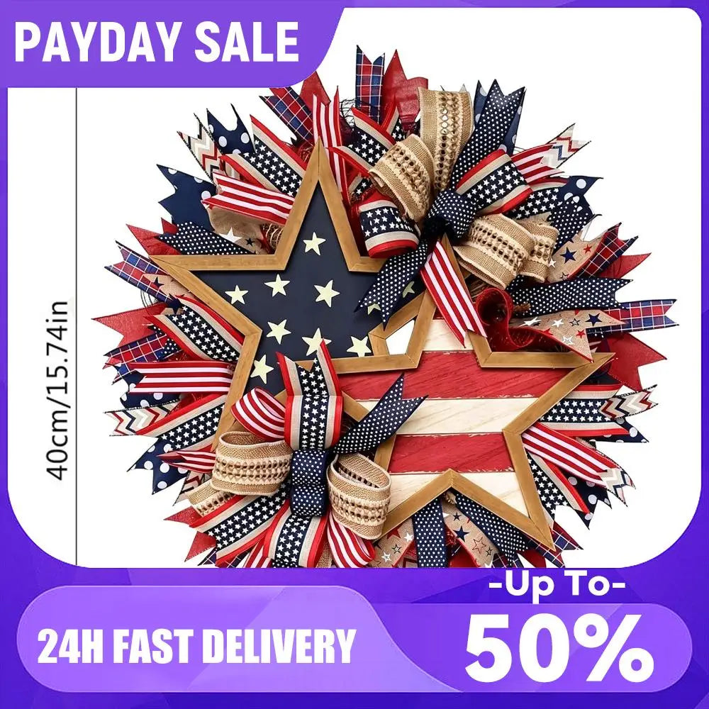 USA Patriotic Wreath