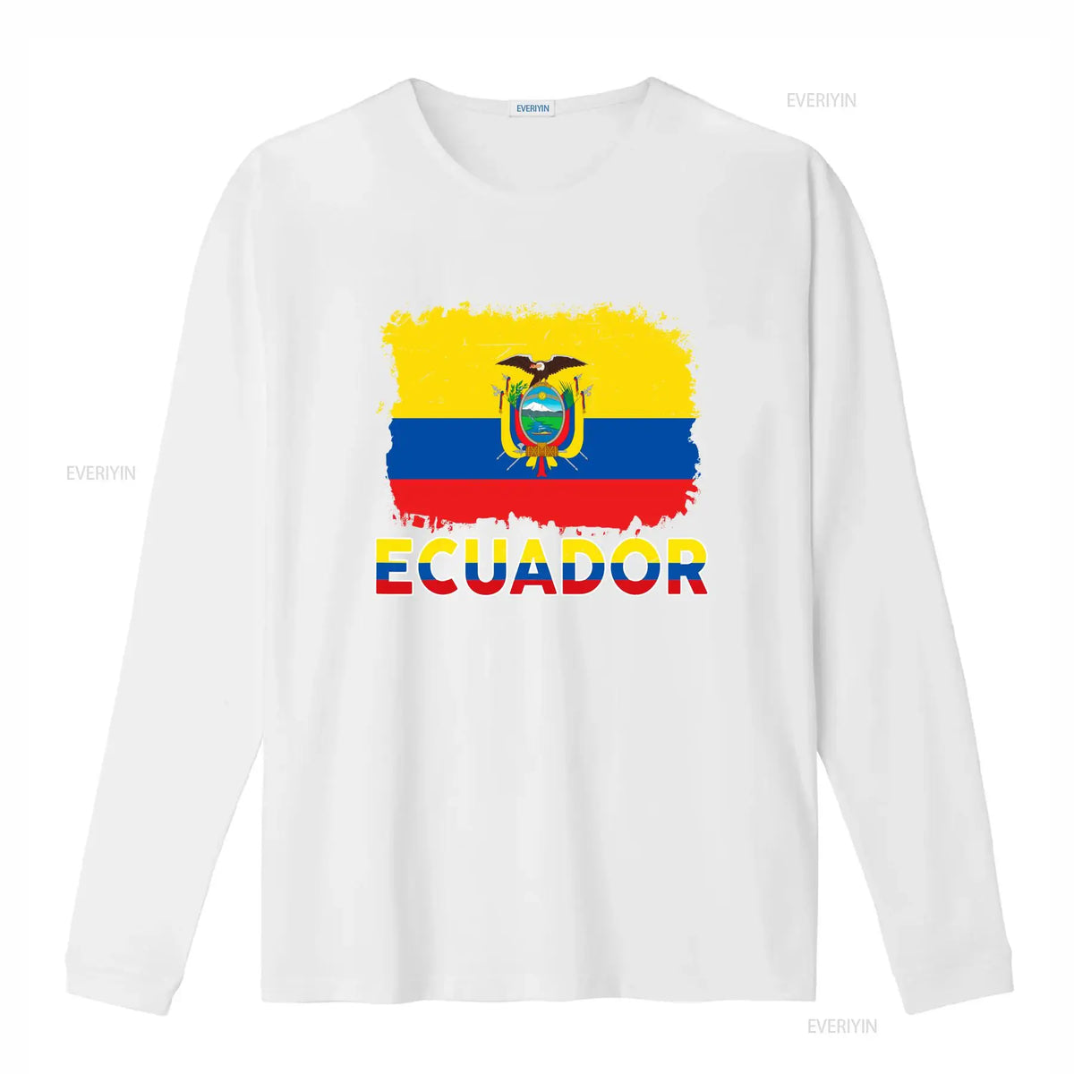Ecuador Flag Hispanic Heritage Men Boy Women T Shirt vintage