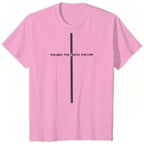 Jesus Cross Print Christian T-shirt