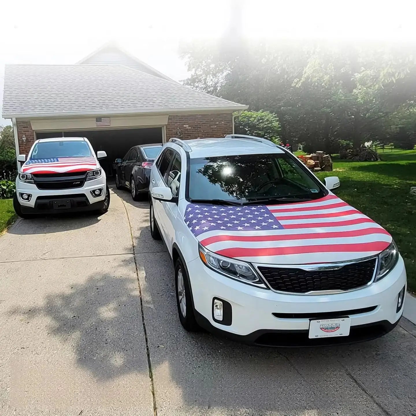 America Flag Car Cover