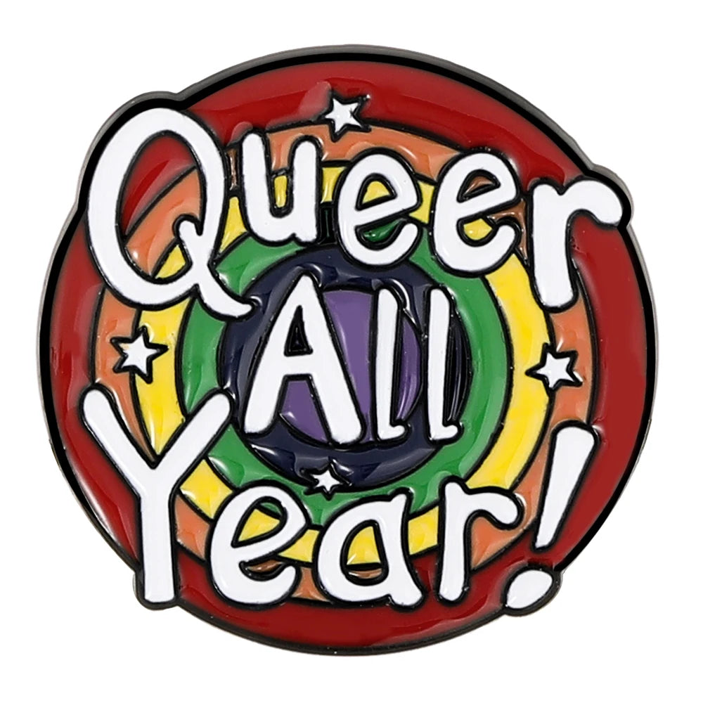 Rainbow Theme Design Love Enamel Brooches Pride To LGBTQ