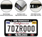 2PCS San Francisco 49ers Novelty License Plate