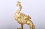 Peacock Decor Statue Sculpture