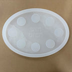 Silicone Mold For Oval Rosh Hashanah Jewish New Year
