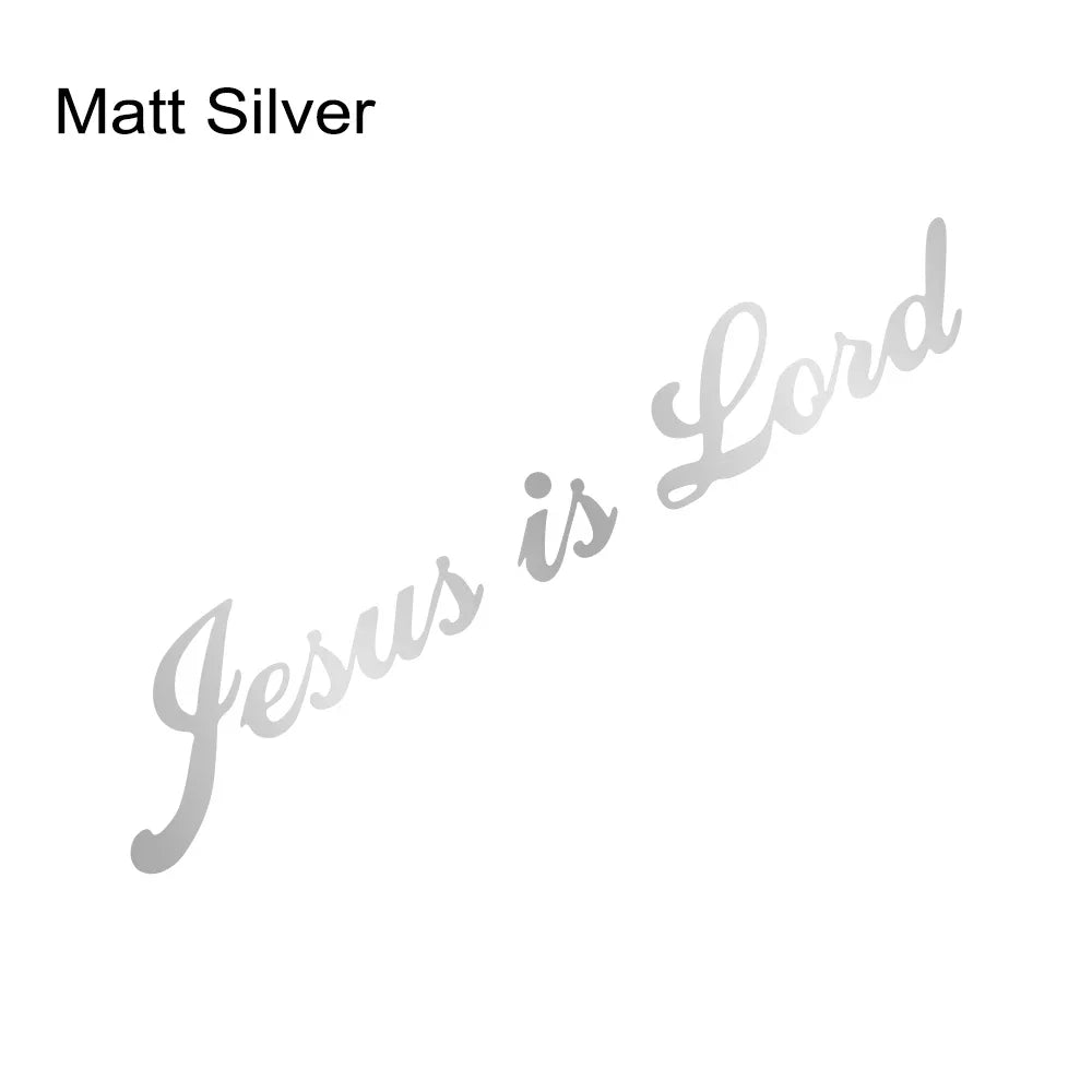 Jesus Is Lord Sticker Car