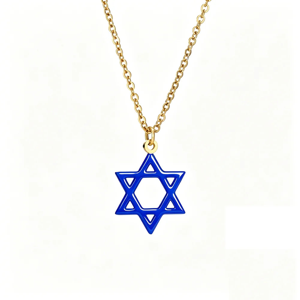 Simple Star of David Necklace