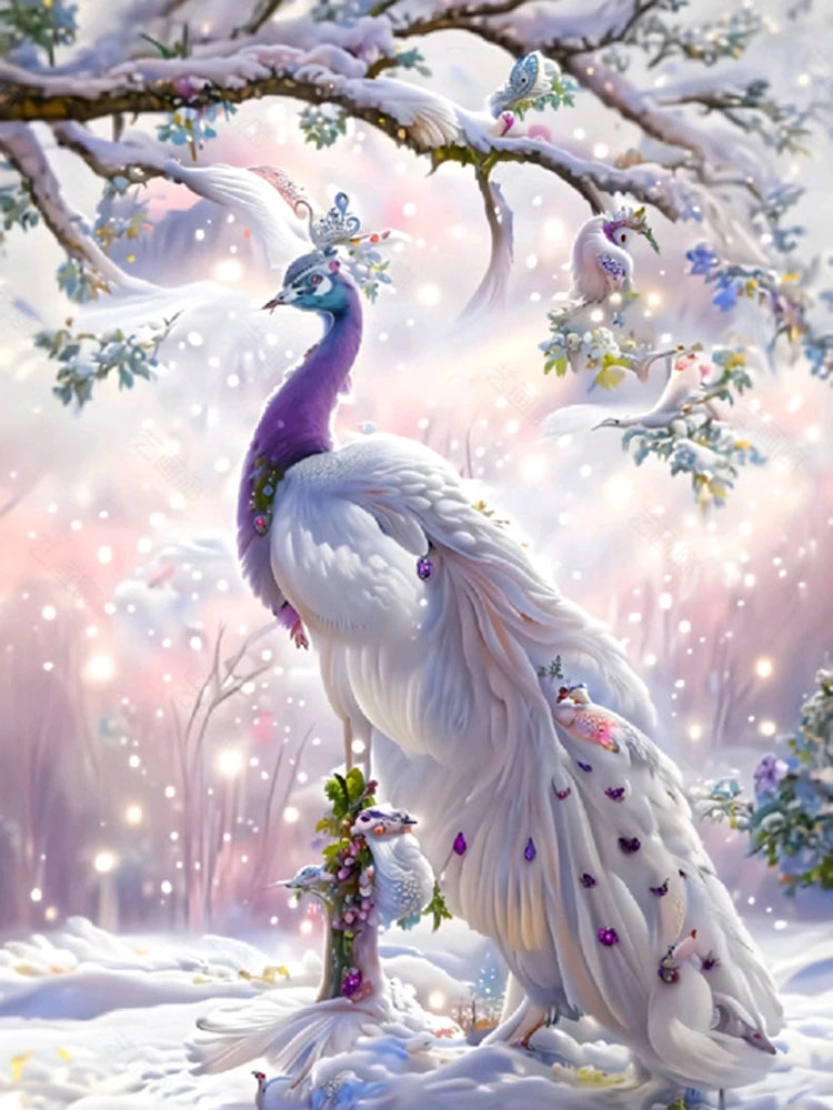 Fantasy Peacock Painting