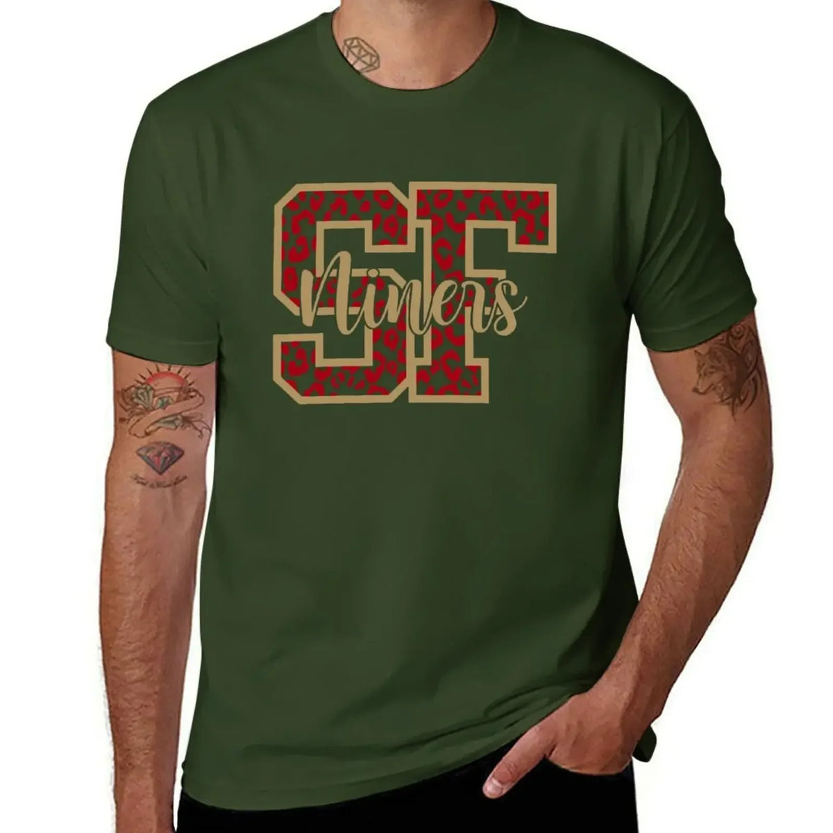 SF Football 49ers Niners T-Shirt graphic shirts