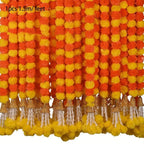 Artificial Marigold Flowers Day of The Dead, and Diwali Home Decor