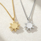 Sun Pendant Necklace