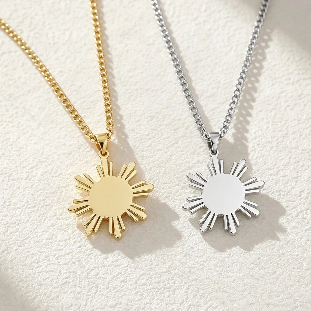 Sun Pendant Necklace