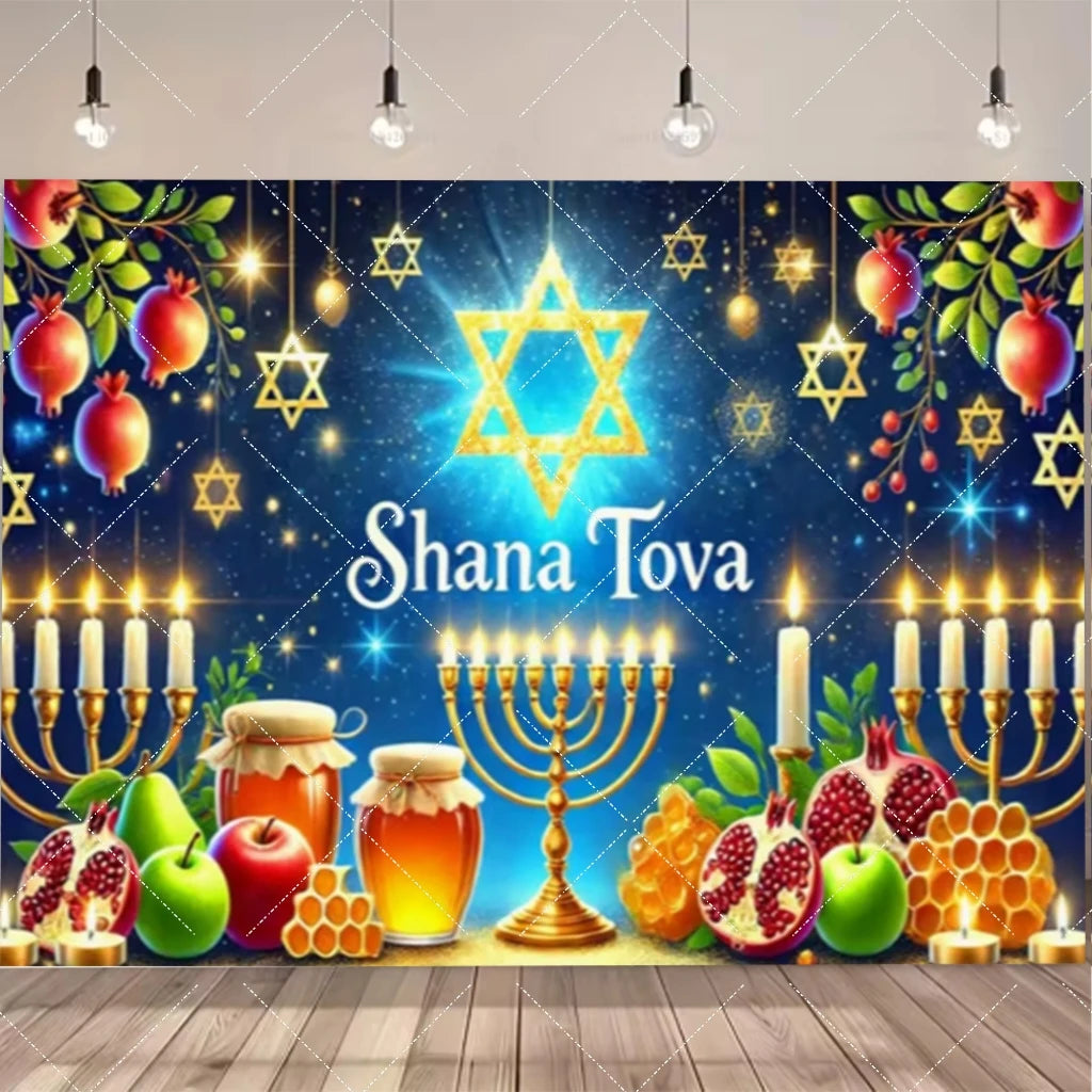 Jewish New Year Party Supplies Rosh Hashanah Tableware