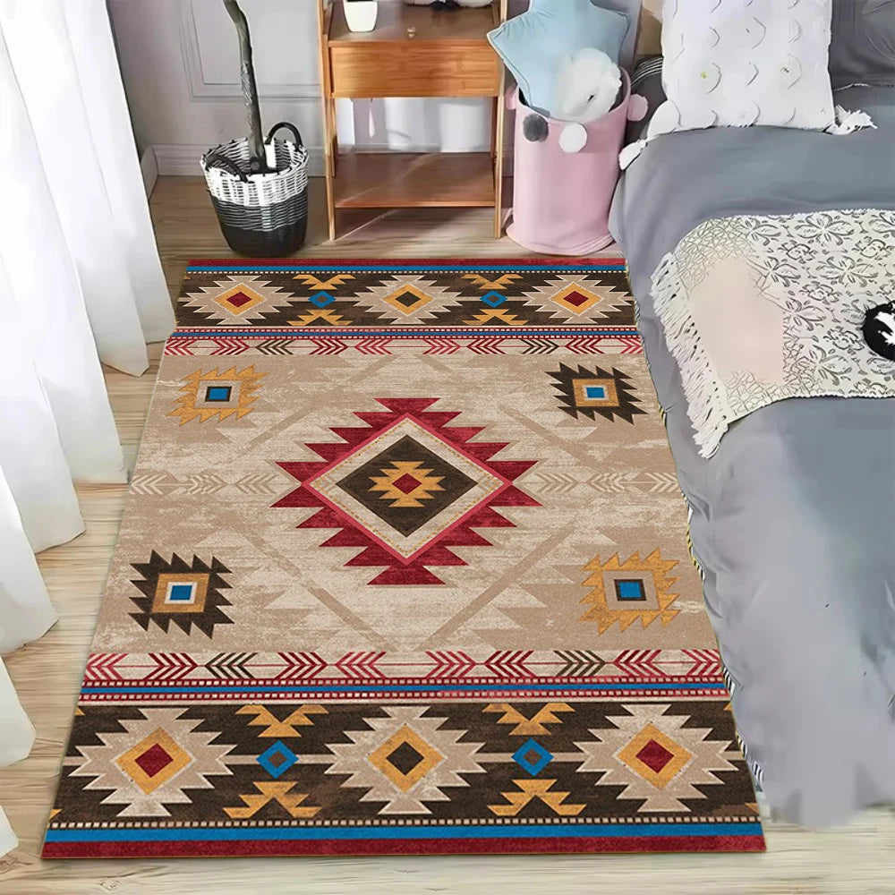 Southwestern Tribal Area Rug Native American Design