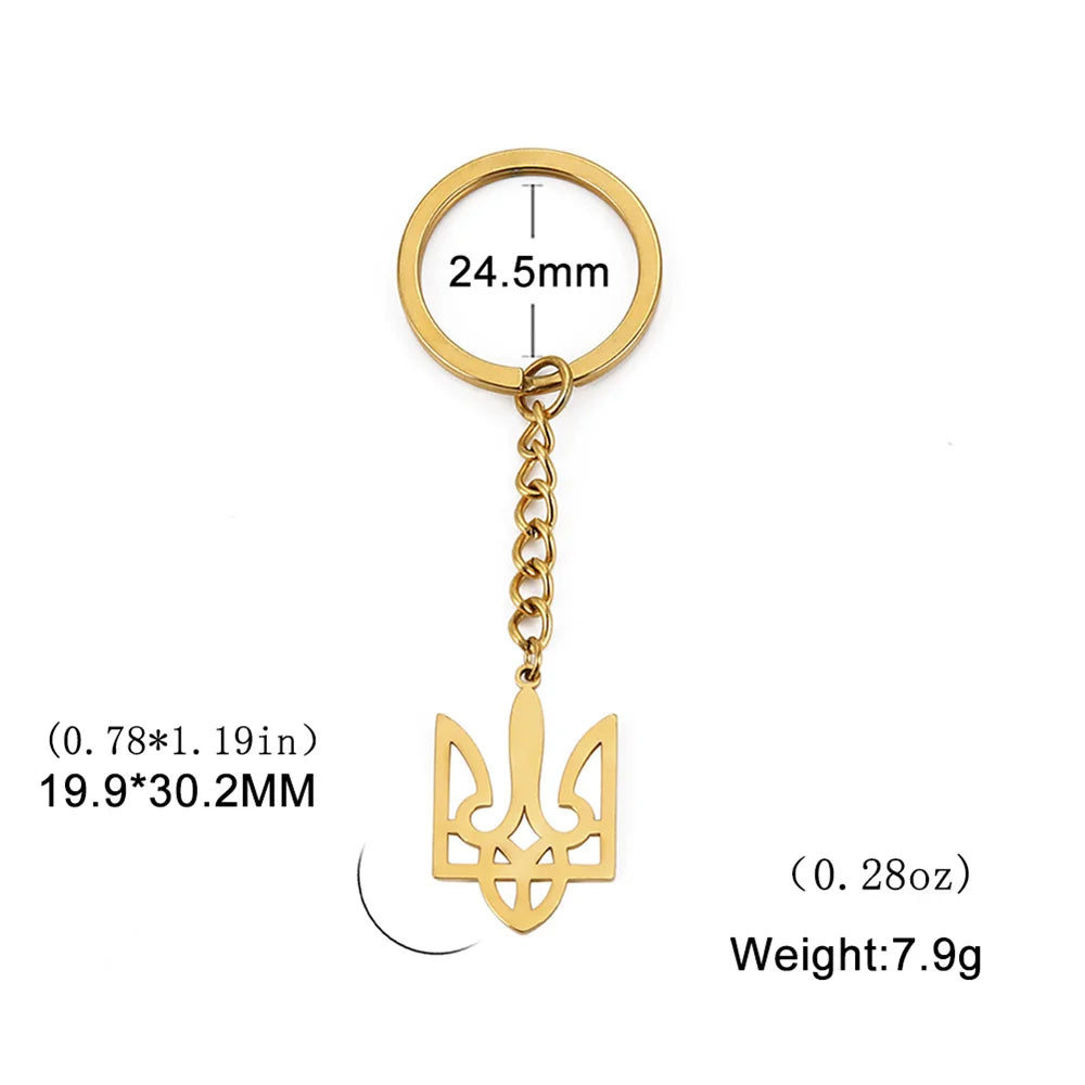 National Symbols Of Ukraine Keychain