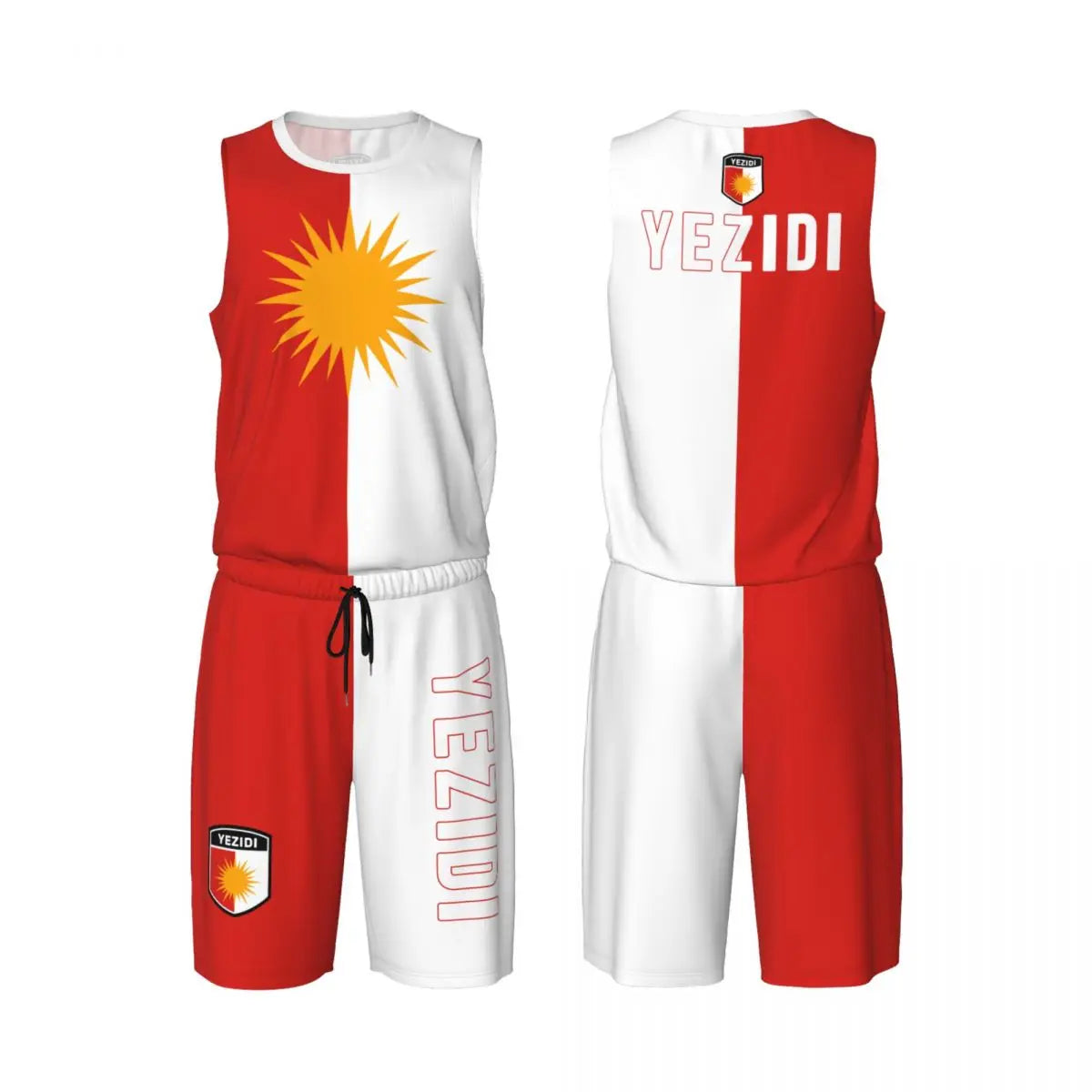 Sports Men's T-shirt Yezidi Flag