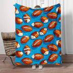 Football Pattern Blanket
