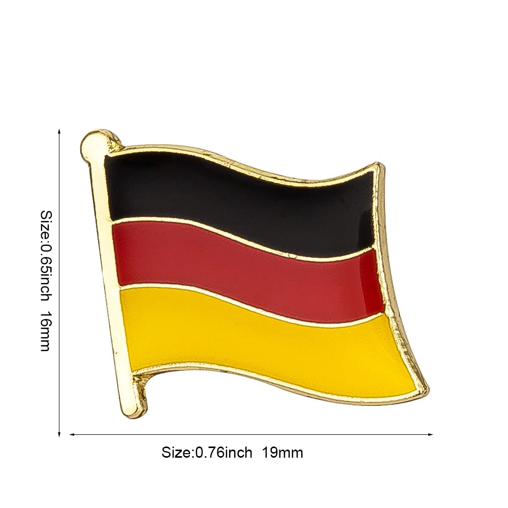 Germany Flag Badge Brooch Pins