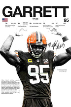 Classic American Football Sports Star Art Poster