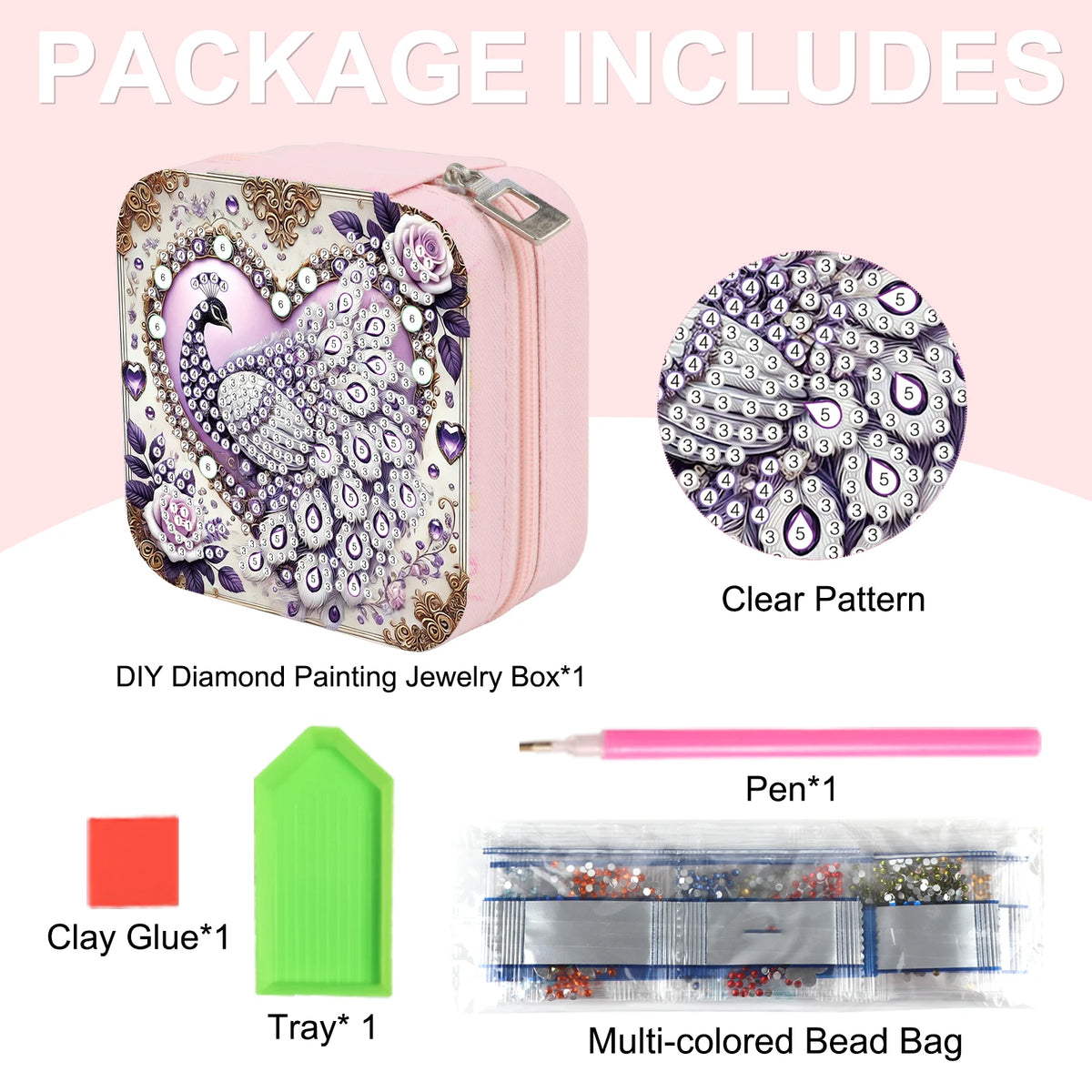 Diamond Art Painting Jewelry Organizer Box kit